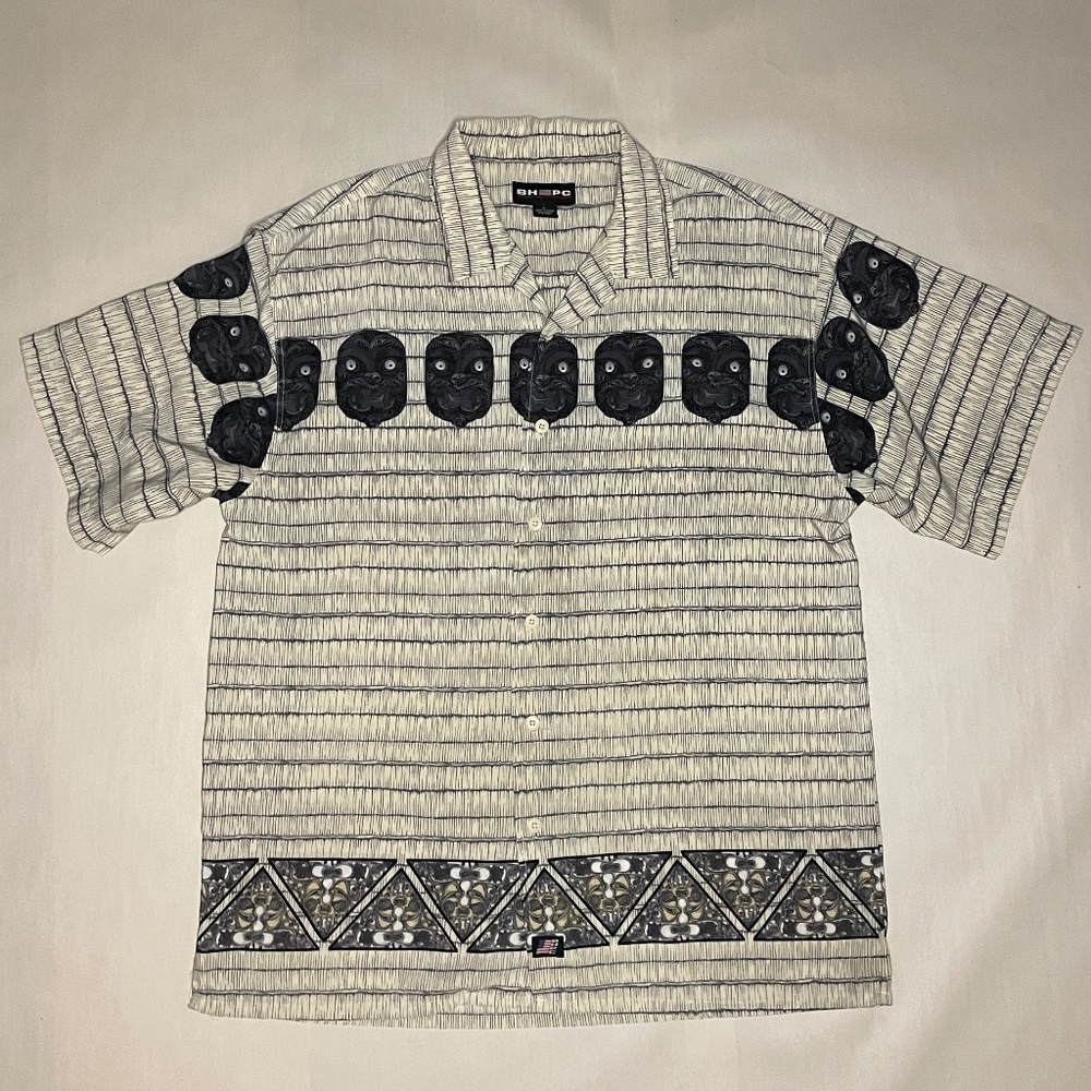 Vintage Graphic Button Up Shirt
